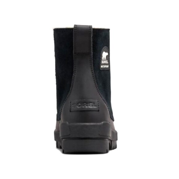 SOREL Boots TIVOLI IV Womans 8 Fur Suede Leather Waterproof Shoes Outdoor Black - Picture 12 of 16